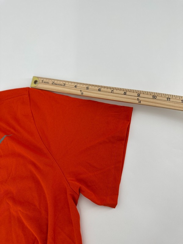 Nike T-Shirt Mens Large Orange Legend Poly Dri-Fit Short Sleeve Retro 727982-888 gallery