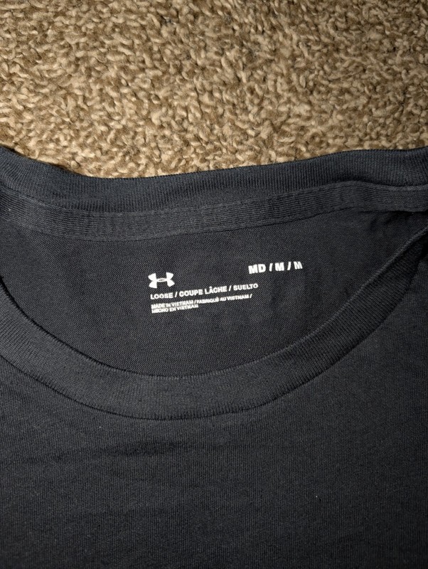 Under Armour Left Chest Lockup T-shirt Mens Size Medium (M) Black Short Sleeve gallery