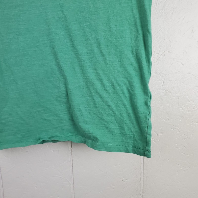 J.Crew Shirt Mens Small Green Crew Neck Short Sleeve Graphic Stretch Pullover gallery