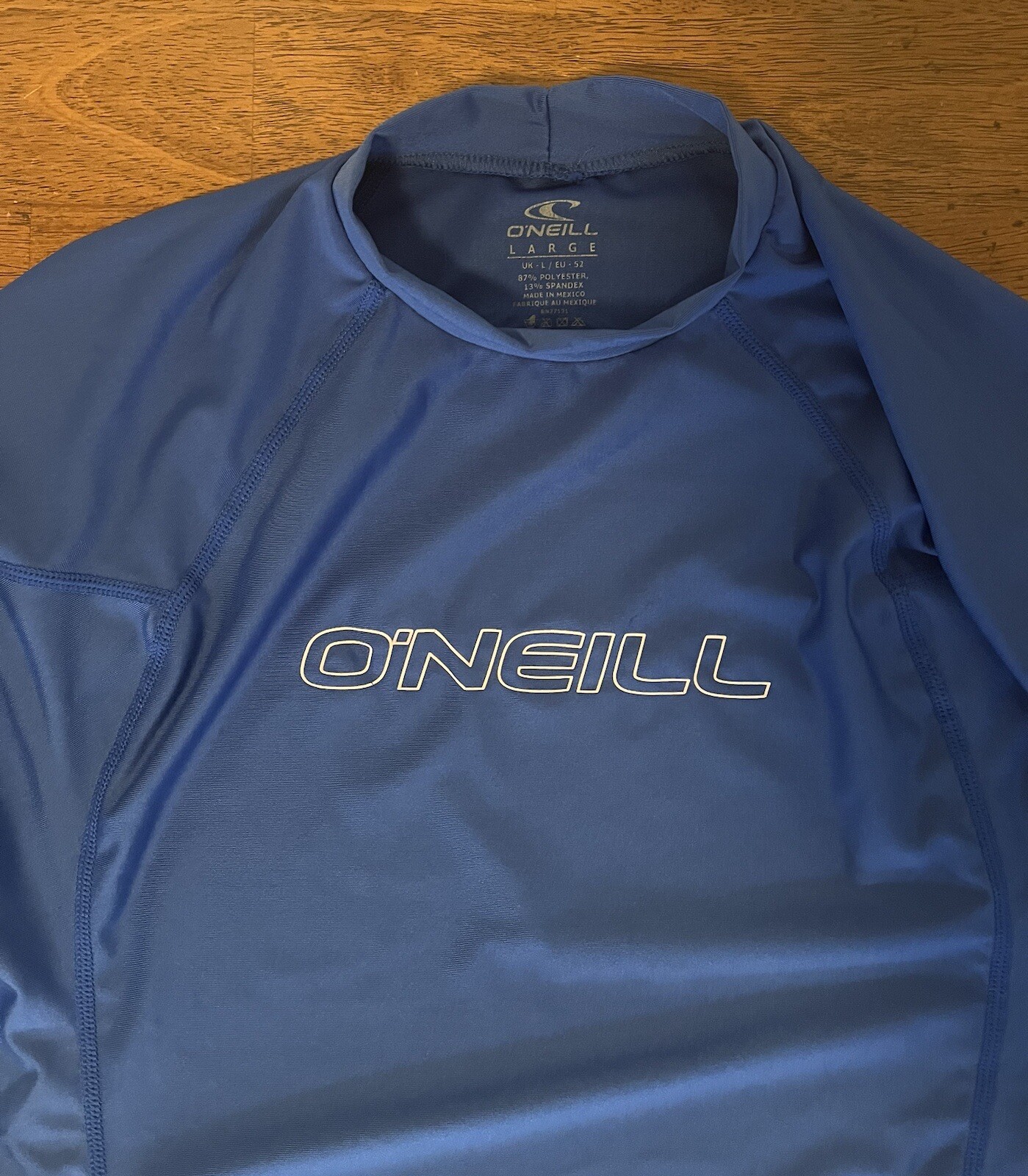 O’Neill Performance Compression Fit Long Sleeve Shirt Royal Blue 50+ UV Large gallery