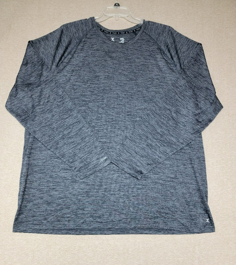 XERSION~Train EverAir Long Sleeve Tee Breathable Quick-Dri Gray Heather Mens 3XL gallery