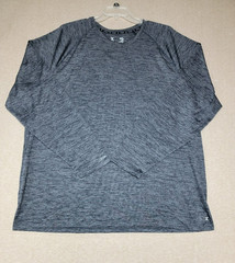 XERSION~Train EverAir Long Sleeve Tee Breathable Quick-Dri Gray Heather Mens 3XL