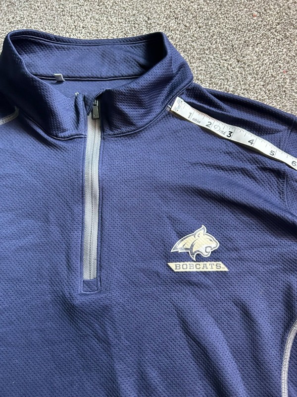 Under Armour Bobcats 1/4 Zip Pullover Men’s 2XL Loose Navy gallery