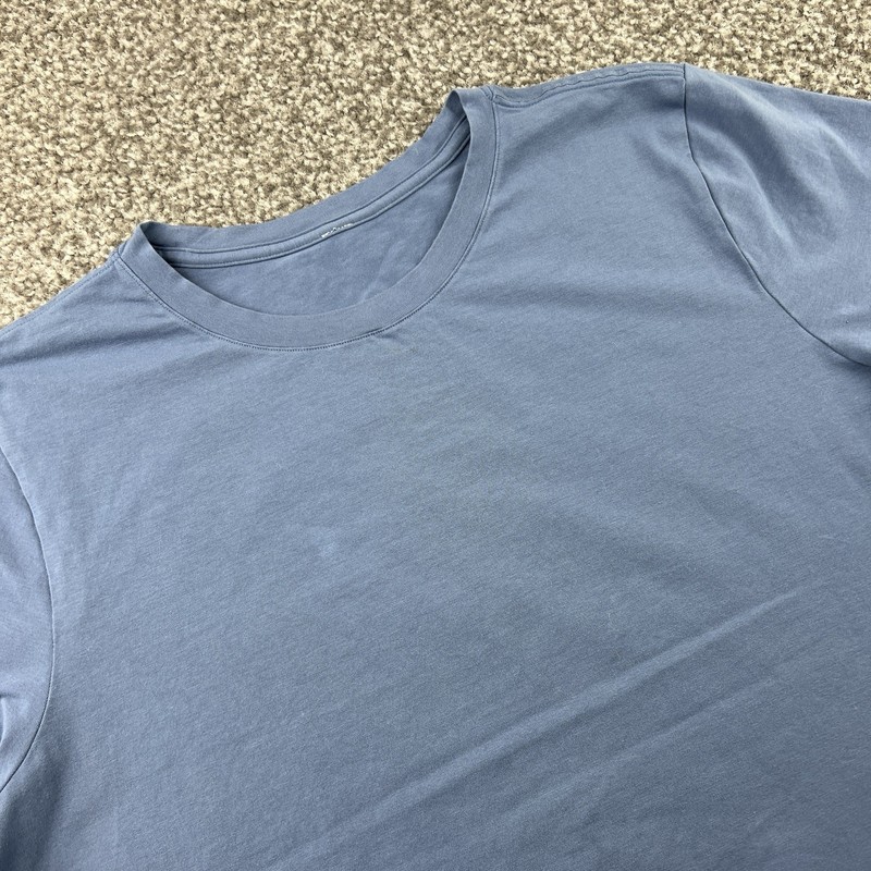 Lululemon Shirt Mens Large Blue Fundemental Tee Short Sleeve Performance Adult gallery
