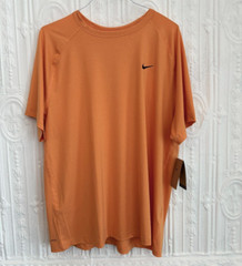 Nike DRI-FIT Ready Training T-Shirt Men’s Orange Short Sleeve DV9815-815 SIZE M