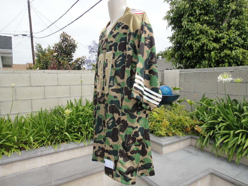 a bathing ape BAPE x adidas SB JERSEY, Camo DW9285, Medium, Large or XXLarge gallery