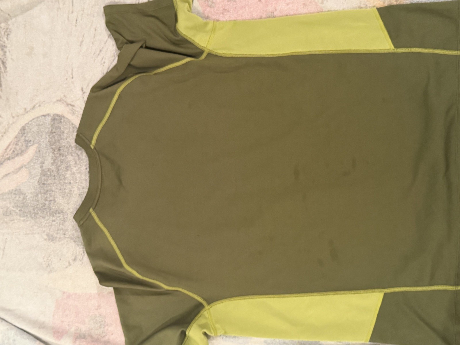 Eddie Bauer E•Active FreeDry Performance Tee Mens L Green Moisture Wicking Shirt gallery