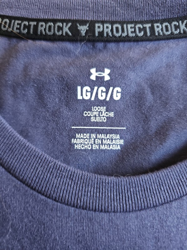 NEW: QTY 2 Under Armour Project Rock Iron Paradise 45lb Blade Tank Top SZ Large gallery