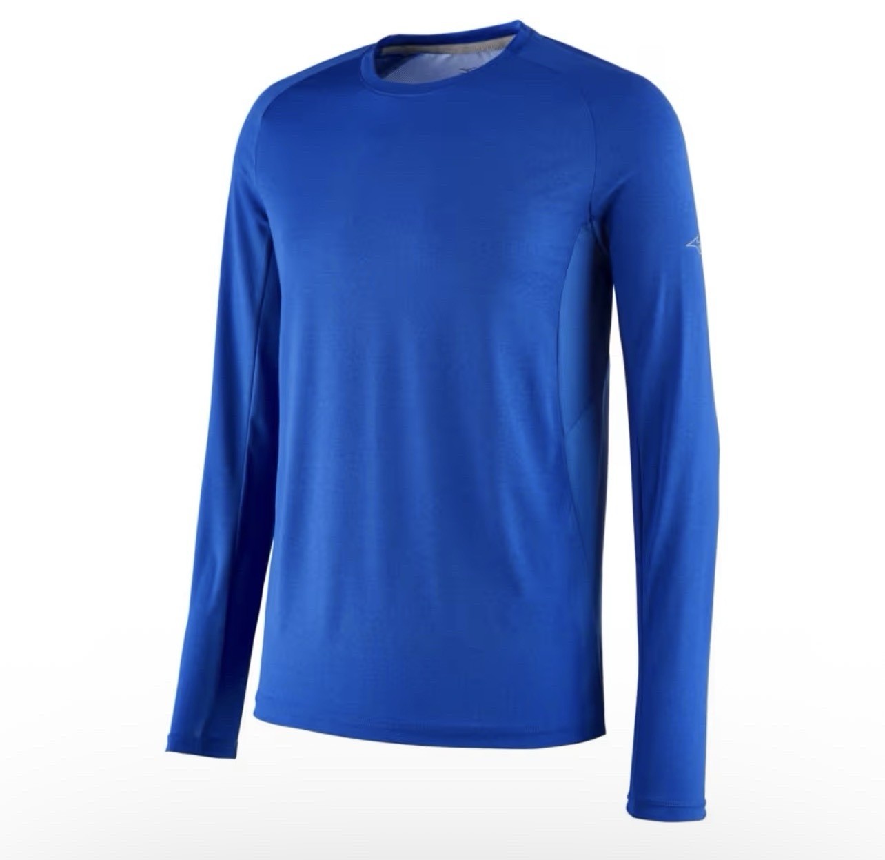 Mizuno Mens Performance Long Sleeve T-shirt Blue Size 3XL New gallery