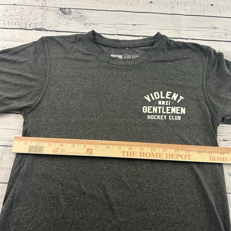 Violent Gentlemen Hockey Club Short Sleeve Athletic Shirt Men's Small Gray gallery