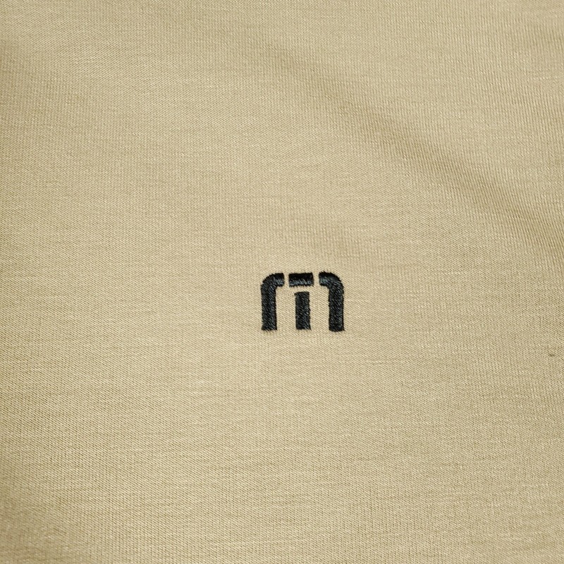 Travis Mathew Pullover Mens Large Beige 1/4 Zip Golf Stretch Performance Top gallery
