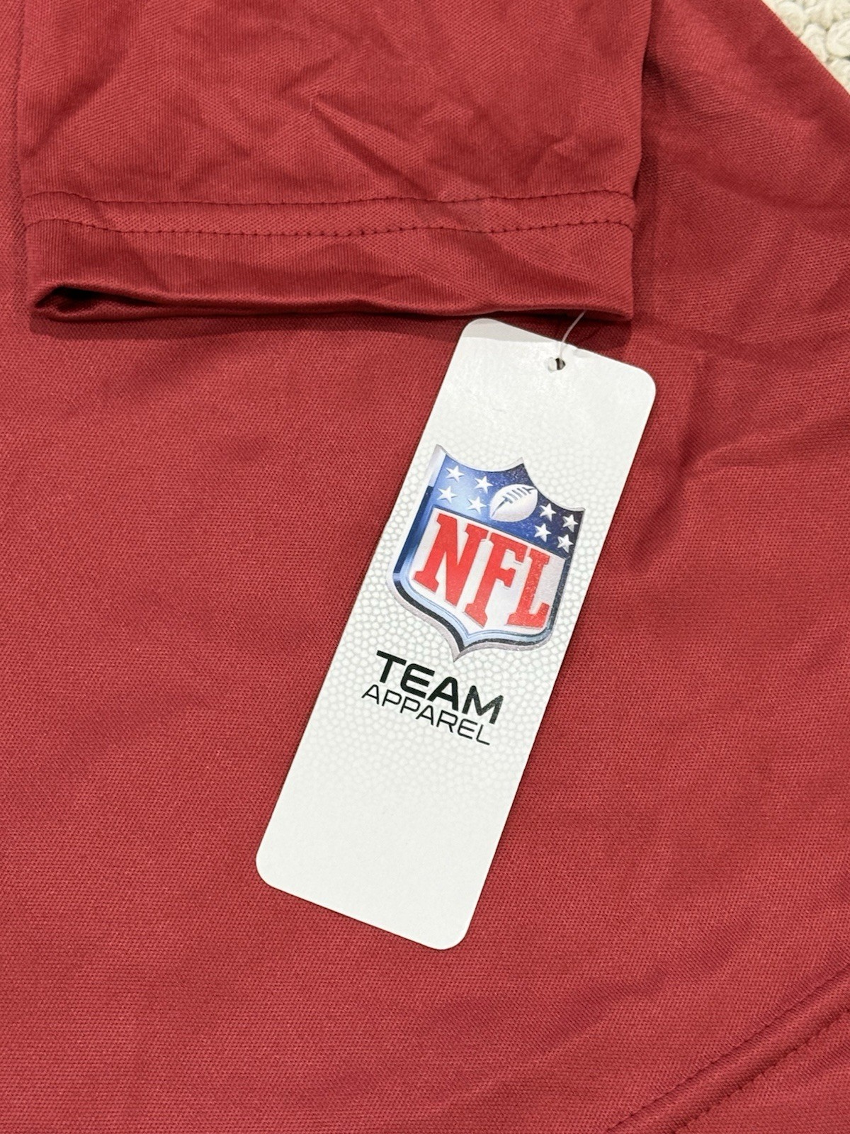 BNWT NFL TEAM APPAREL ARIZONA CARDINALS 1/4 ZIP LIGHTWEIGHT PULLOVER ADULT XL gallery