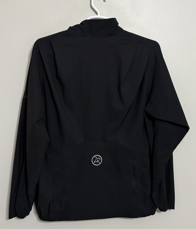 Zero Restriction Men's XL Black Performance 1/4 Zip Golf Pullover Windbreaker gallery