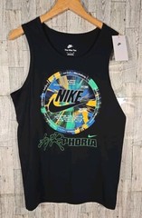 Nike Tank Top S M L XL & 2X Airphoria Black Men Dance Digital Audio Graphic NEW