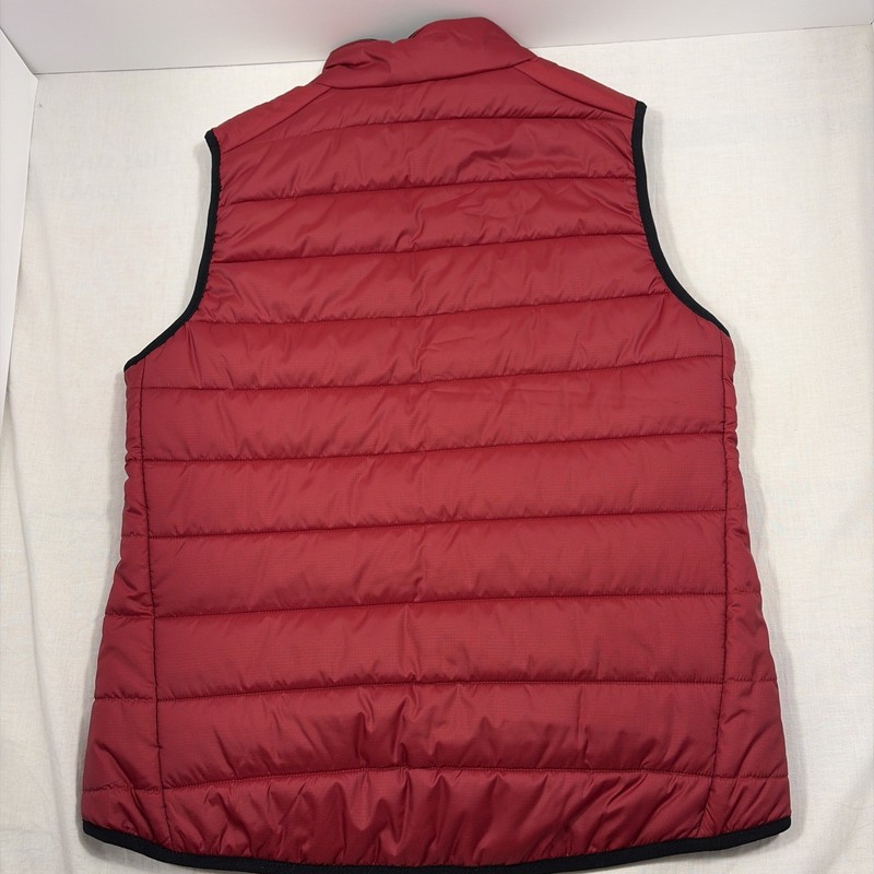 Men's Nike BAMA Alabama Crimson Tide Player Puffer Vest Red/Black reversible M gallery