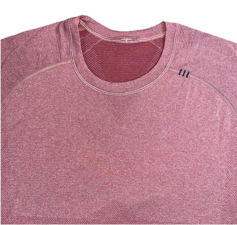 Lululemon Mens Metal Vent Tech Athletic Long Sleeve Dusty Rose Top Medium gallery