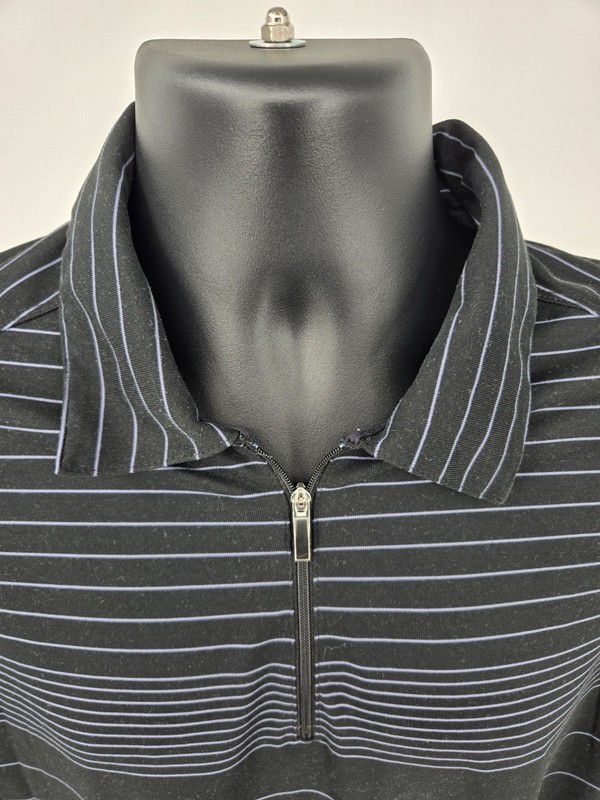 Nike Pullover Shirt Large Black 1/4 Zip Warm Up Running Golf Long Sleeve Men gallery