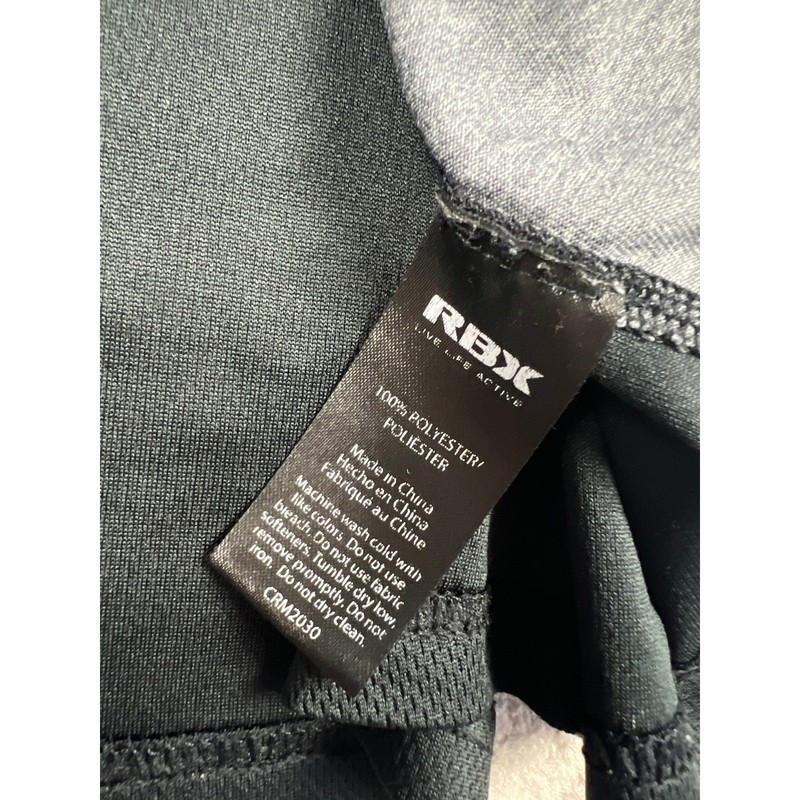 RBX Performance Tee Mens Large Grey Black X-Train Short Sleeve Athletic Shirt gallery