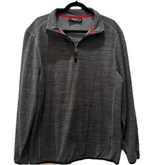 Avalanche Men’s Quarter Zip Pullover Sweatshirt Size Large Gray
