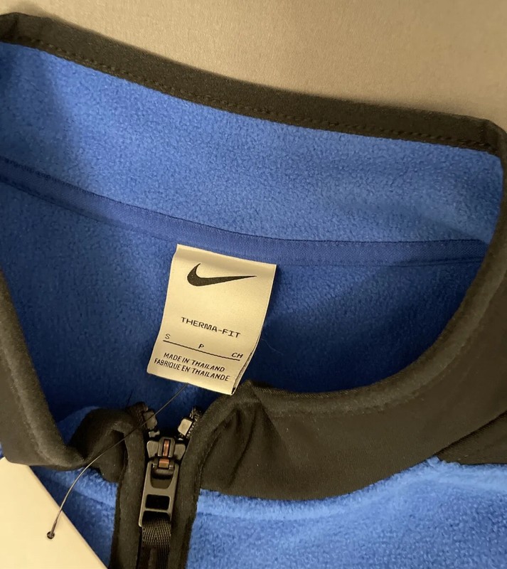 Nike Ryder Cup Golf Pullover Therma Fit USA Logo 1/4 Zip Fleece Small Blue NWT gallery