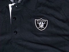 Nike Men’s DriFit On Field Apparel Oakland Raiders Polo Shirt NWT
