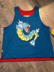 Pokemon x Target Reversible Jersey Gyarados / Magikarp Size Large Brand New
