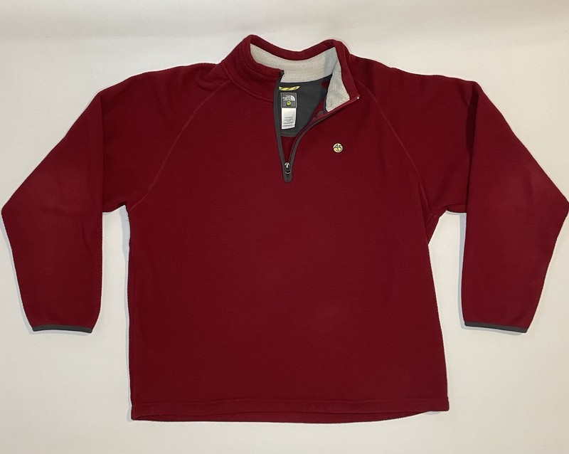 The North Face A5 Series Mens XL Red 1/4 Zip Fleece Pullover Jacket gallery