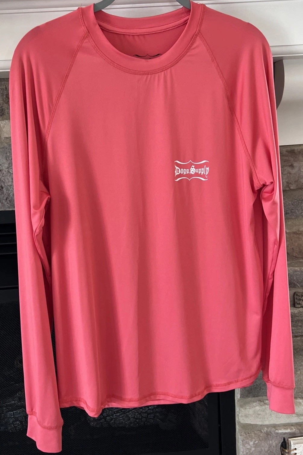Dogg Supply By Snoop Dogg Men’s Medium Salmon Pink Long Sleeve Shirt gallery
