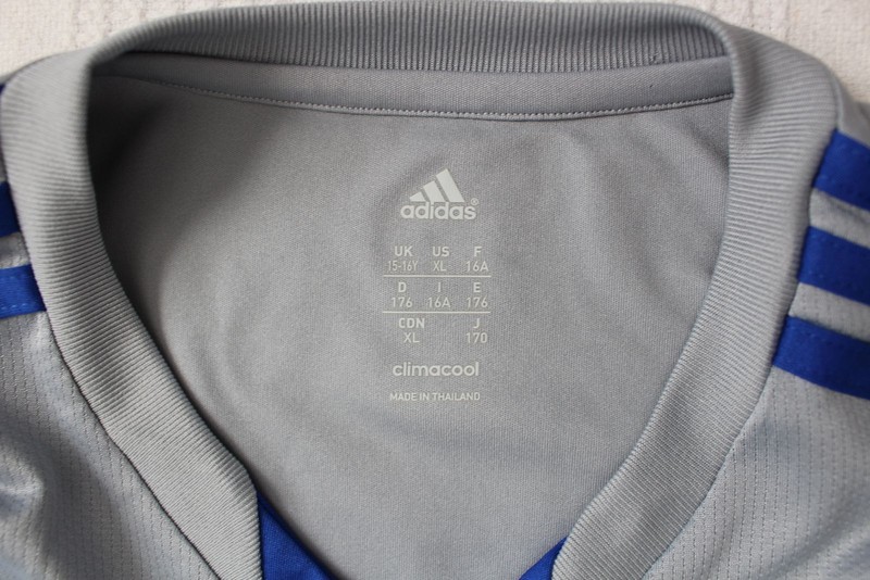 Adidas Chevrolet Climacool Gray and Blue Athletic Short Sleeve Shirt XL Cycling gallery