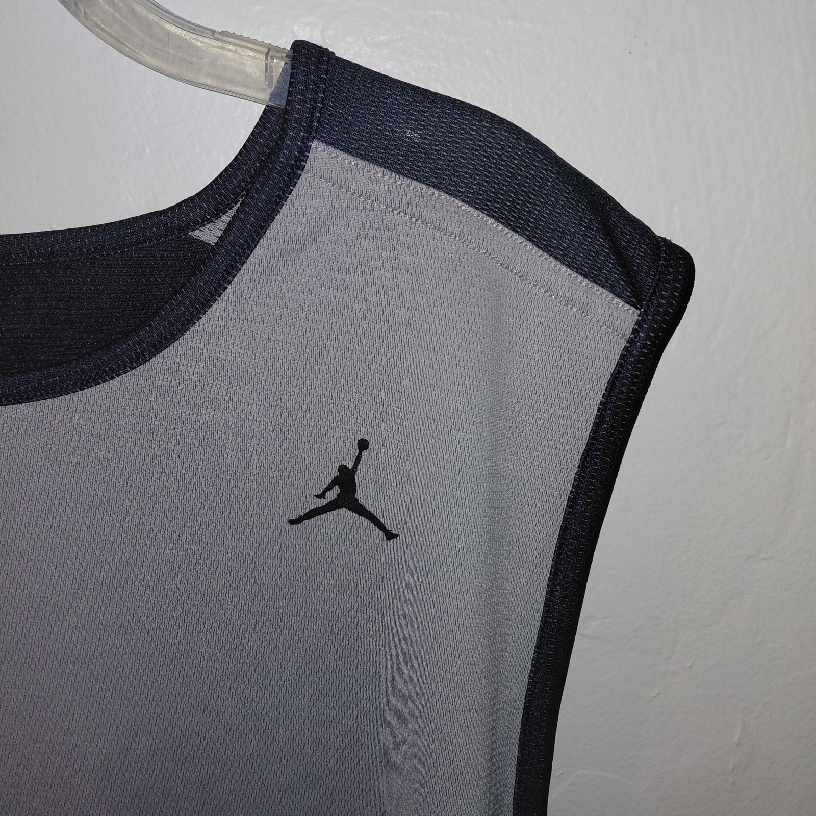 Michael Jordan Jumpman Men's Reversable Tank Top Blue White Large gallery