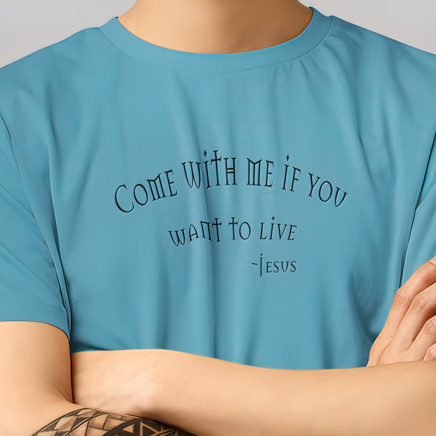 Bella & Canvas Short Sleeve Tee "Come with Me" m gallery