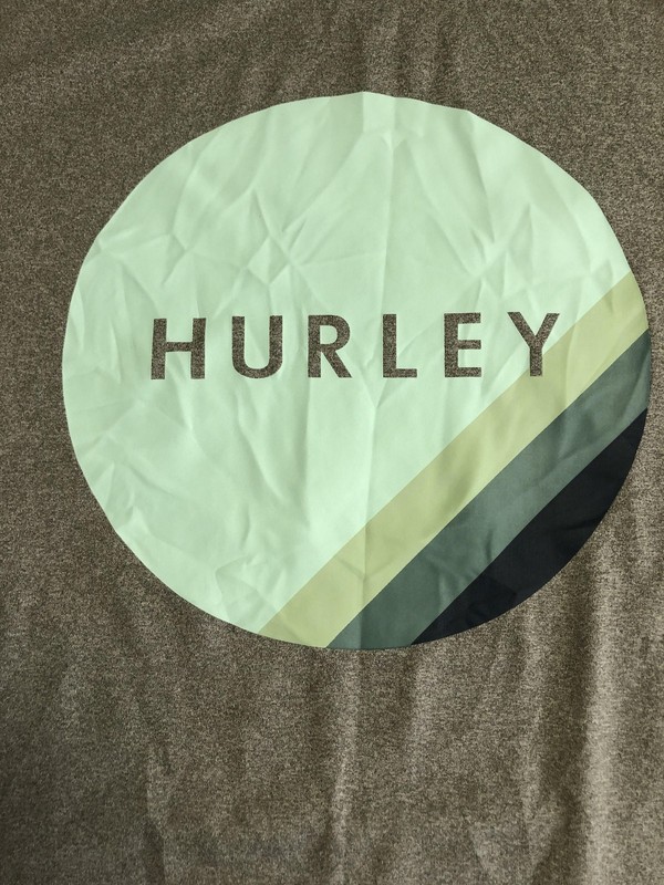 Hurley Shirt Mens Medium Gray Long Sleeve Crewneck Athletic Surf Logo Graphic gallery