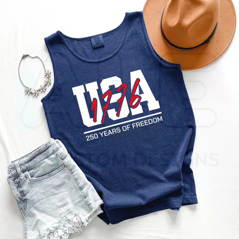 USA Patriotic Years of Freedom Tank Top gallery