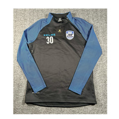 NWT-Kelme CSA Penn State Soccer Club Long Sleeve Black Blue Men’s Jersey Size M