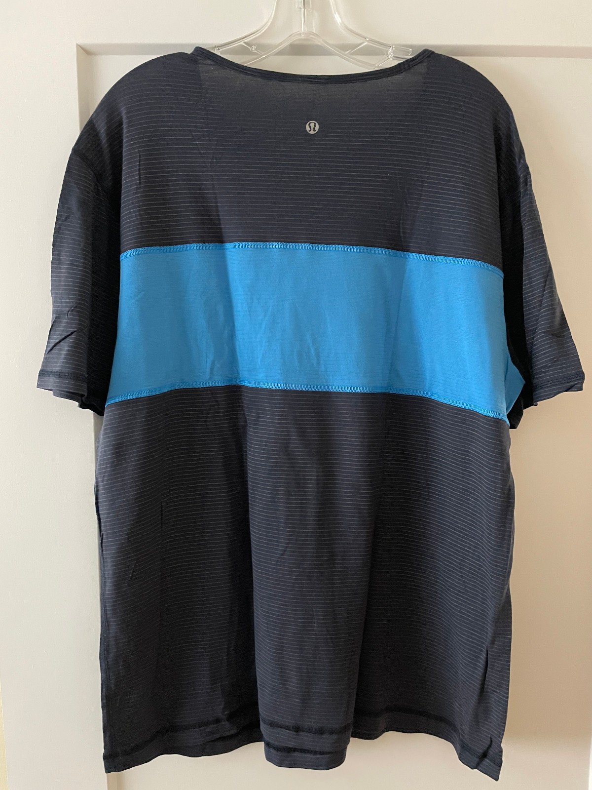 Lululemon Practice Men's Short Sleeve - Navy Blue Inkwell/Cornflower XL gallery