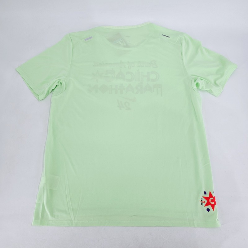 Nike Chicago Marathon 2024 Running Shirt Mens MEDIUM M Mint Green Active NEW gallery
