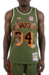 MENS MITCHELL & NESS FLIGHT SWINGMAN JERSEY LAKERS 1996 SHAQUILLE O’NEAL