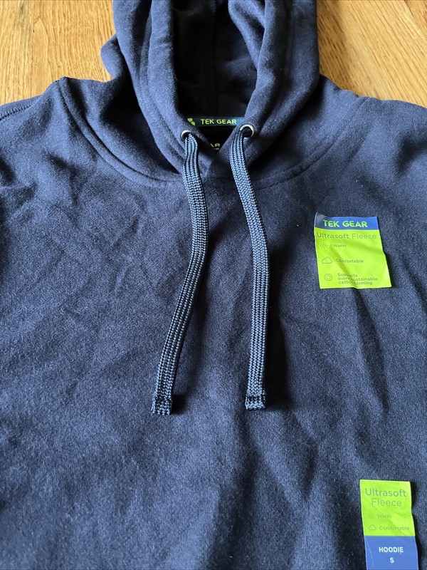 Tek Gear Men’s Performance Activewear Soft Fleece Hoodie-Black-Sz Small NWT $35 gallery