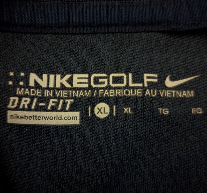 NIKE GOLF DRIFIT 1/4 Zip Mock Neck Pull Over Navy Blue Mens Size XL Sierra Cedar gallery