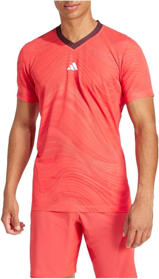 Sz XL- Adidas Men's Pro Climacool + Mesh Freelift Tennis Casual Tops, Red. gallery