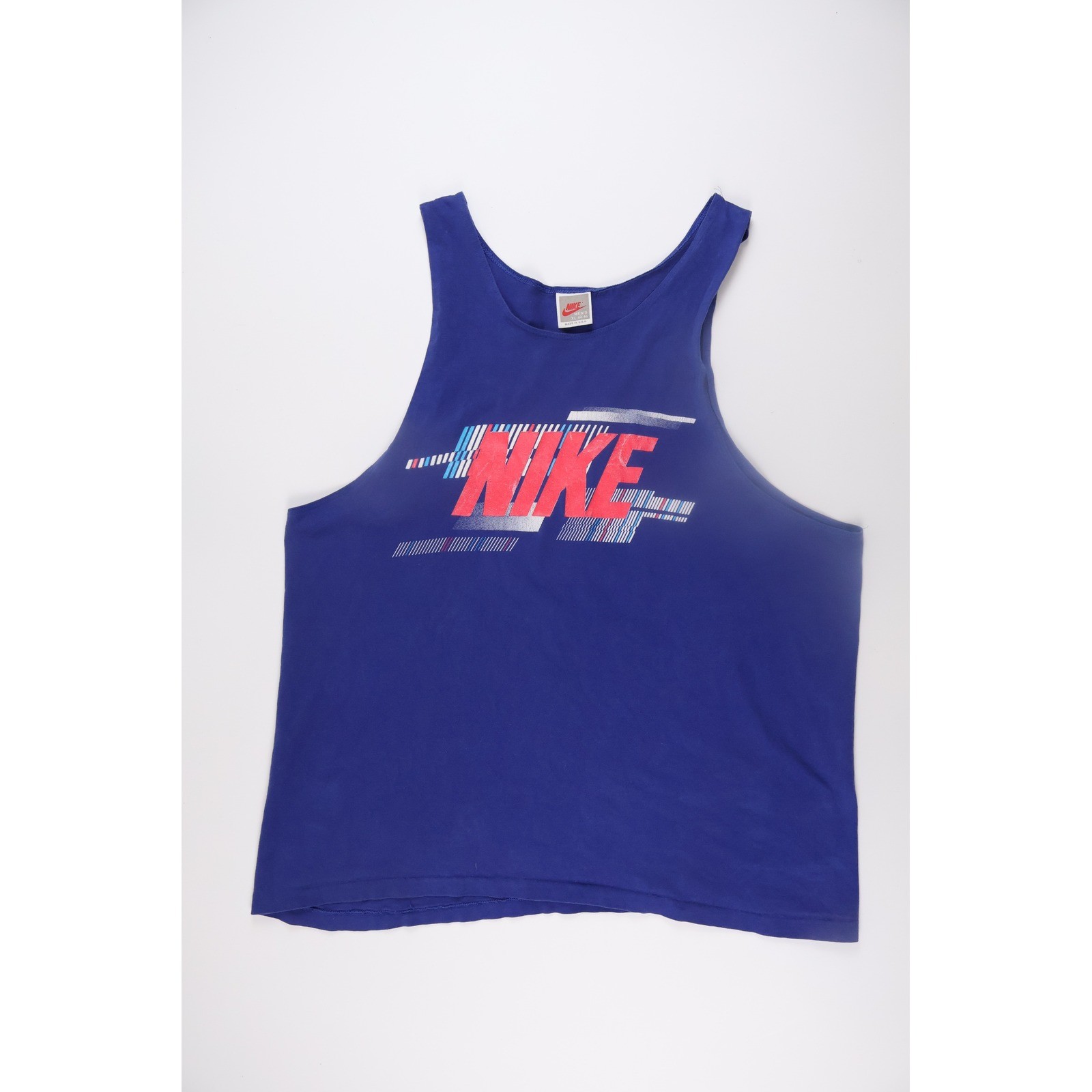 Nike Tank Top Vintage 90s Graphic Blue XL Cotton Excellent gallery
