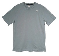 Gymshark Men’s Large Regular Fit Crest Light Blue T-Shirt A1A3J