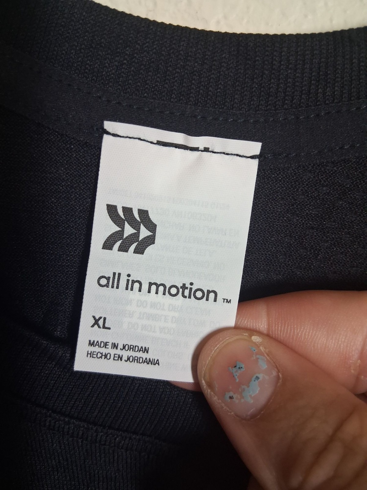 NWT All in Motion Workout T-Shirt Long Sleeve Activewear Gym Men's XL MSRP $25 gallery