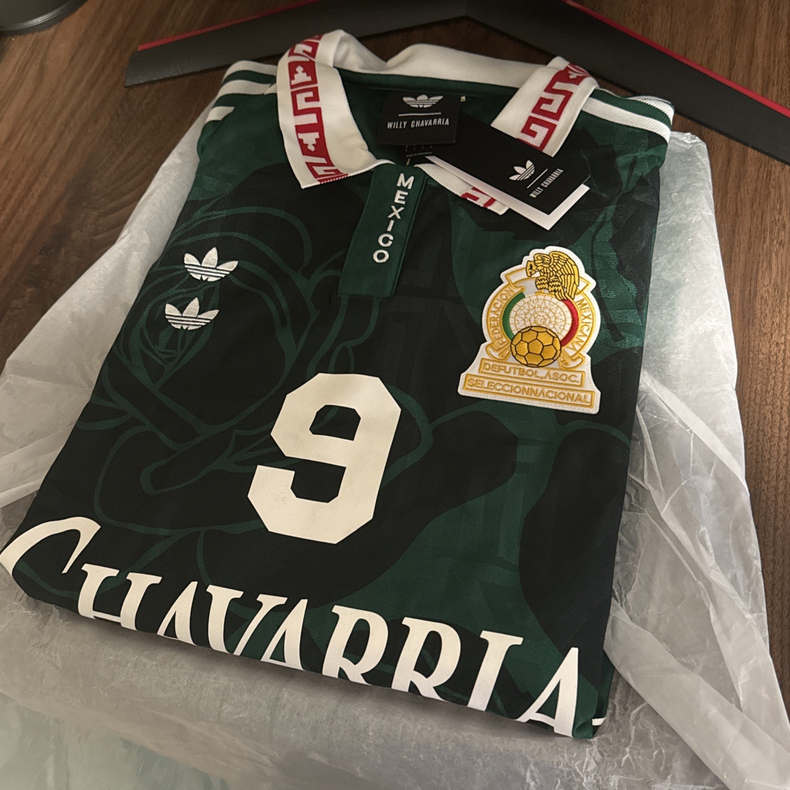 🇲🇽 Size L 2026 Willy Chavarria x adidas WC Soccer Jersey “Green” KU7803 gallery
