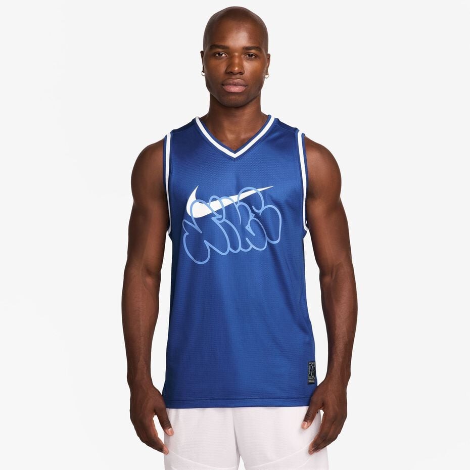 Nike DNA Dri Fit Basketball Jersey - Game Royal/White - HJ3877-480 - Men's XL gallery