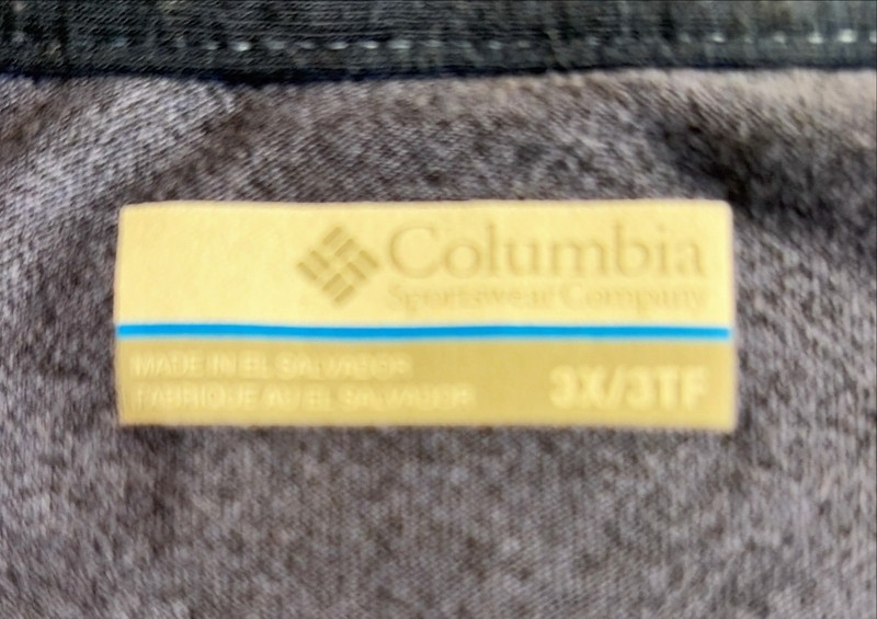 Columbia Omni Wick Tshirt Long Sleeve Two Tone Gray / Black 3XL gallery
