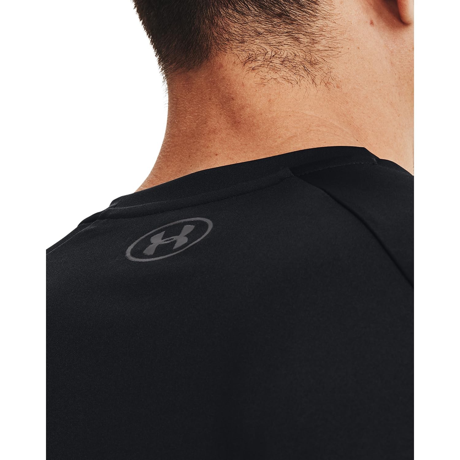 Under Armour Men's Velocity 2.0 SS T Shirt Black / Pitch Gray, X-Large gallery
