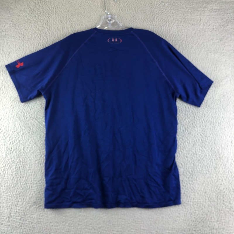 Under Armour Alter Ego Captain America Shirt Men Large Short Sleeve Loose Read* gallery