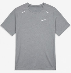 Running Top Nike Dri-FIT Rise 365 Training Gym Workout Shirt Gray Men’s XL 2XL