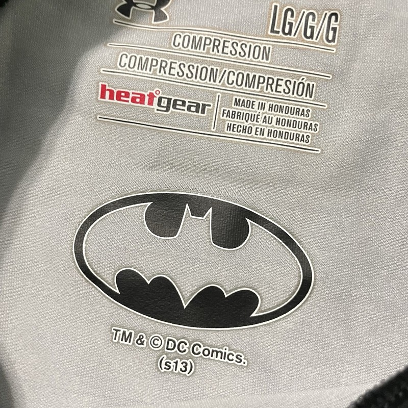 Under Armour Shirt Large L Batman Compression Heatgear Alter Ego DC Dark Knight gallery